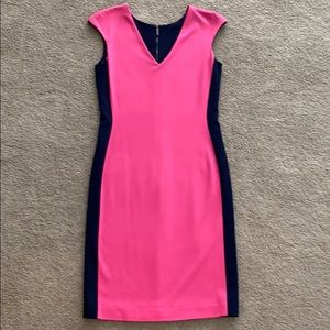 Reversible ponte knit V neck dress. Like new!